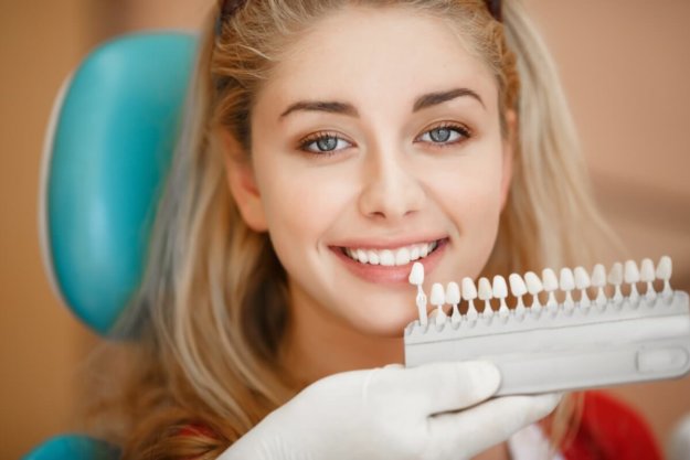 Woman smiles during her Queen Creek teeth whitening